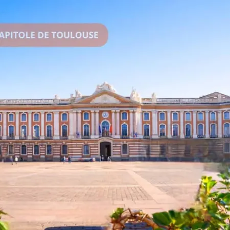 Apartment T2 - 1a 4p - Aeroport & Airbus - Parking Prive - Climatisation Blagnac