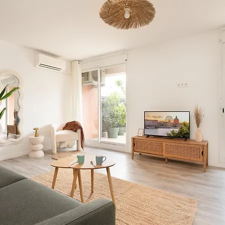 T2 - 1a 4p - Aeroport & Airbus - Parking Prive - Climatisation * Blagnac