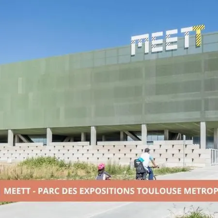 T2 - 1a 4p - Aeroport & Airbus - Parking Prive - Climatisation Apartment Blagnac