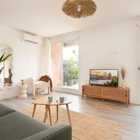 Avec Terrasse, Climatisation Et Parking- Blagnac, 5 Min Aéroport&airbus Apartamento